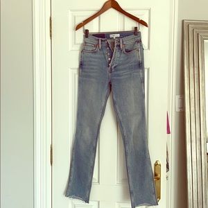 RE/DONE originals straight leg jeans. Size 25.